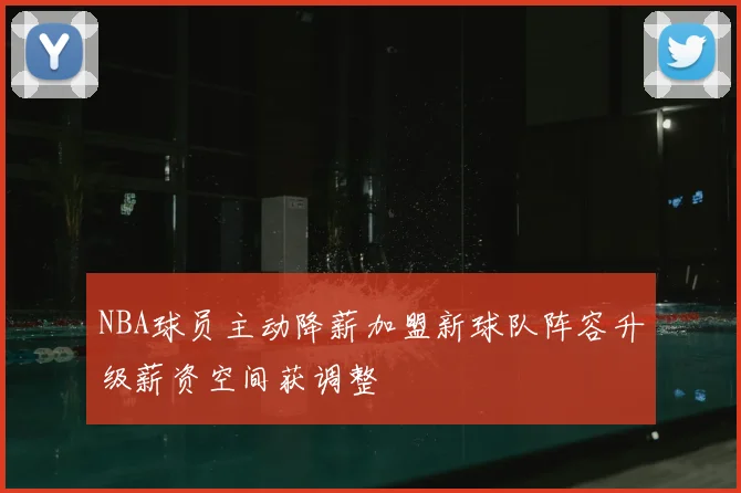 NBA球员主动降薪加盟新球队阵容升级薪资空间获调整