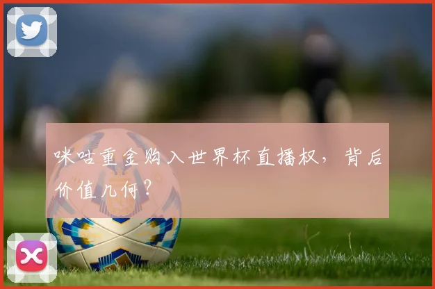 咪咕重金购入世界杯直播权,背后价值几何?