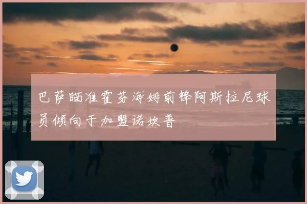 巴萨瞄准霍芬海姆前锋阿斯拉尼球员倾向于加盟诺坎普