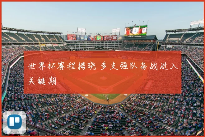 世界杯赛程揭晓 多支强队备战进入关键期